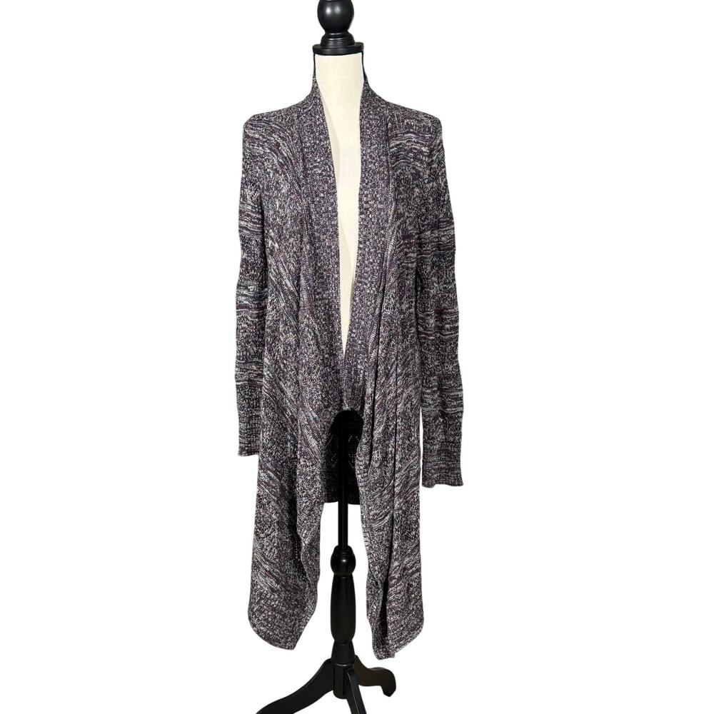 American Eagle Outfitters Crochet Cardigan Womens XL Open Front Boho Long Cotton